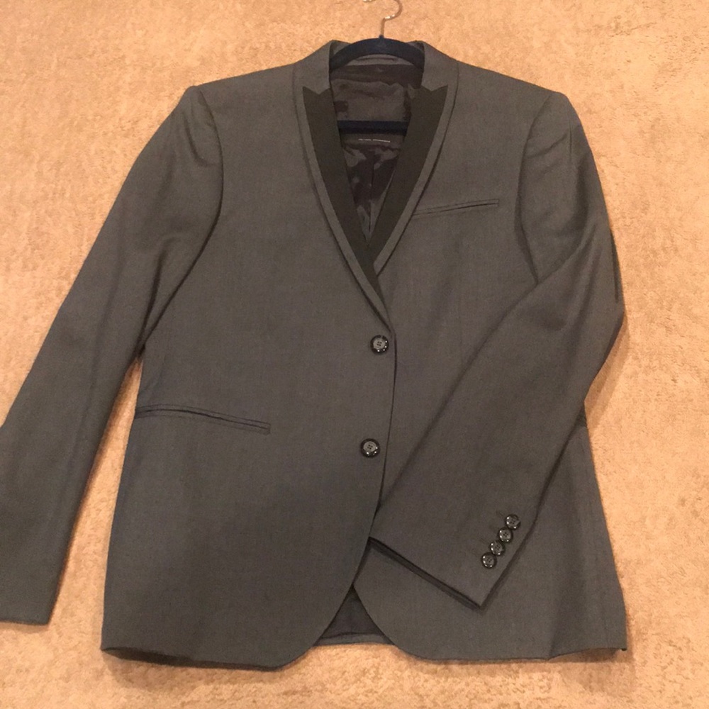 Zara Man Gray Sports Coat/Blazer. Large (44).